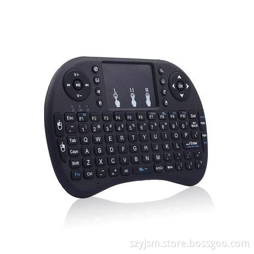 2.4G mini keyboard wireless air mouse with touchpad for smart TV android BOX